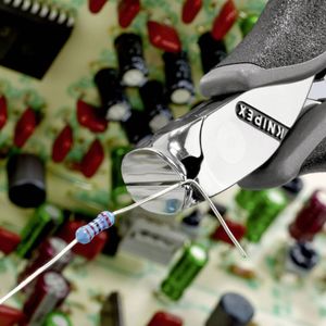 คีมตัดปลายอิเล็กทรอนิกส์ Knipex 64 32 120 ESD แบบเฉียง 120 มม. - Product Image 4