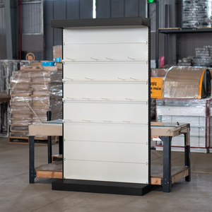 Étagères de supermarché métalliques à simple face, légères - Installation facile, OEM accepté - Product Image 2