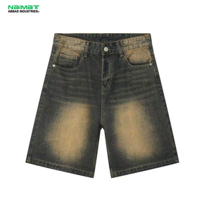 Light Wash Summer Breathable Denim Shorts Men Soft Thin Cotton Elastic Jean Shorts Everyday Casual Half <b>Pants</b> - Product Image 6