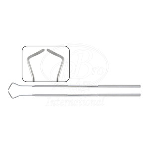 Elevadores Dentales Equinos para Periodoncia, Juego de 2 Piezas, Acero Inoxidable, Mano Derecha e Izquierda, Herramienta Dental de 13 Pulgadas - Product Image 2