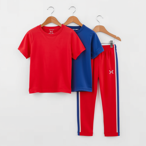 Conjunto de Ropa para Niños, Camiseta y Pantalones, Traje Deportivo, Edad 8-11 Años, Algodón, Estilo Casual, con Personalización OEM ODM - Product Image 5