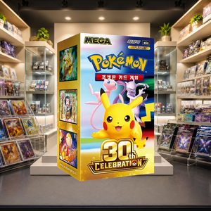 กล่องบูสเตอร์โปเกมอนเวอร์ชั่นเกาหลี ฉลองครบรอบ 30 ปี M6a สำหรับร้านค้าการ์ดสะสมและร้านค้าปลีก - Product Image 4