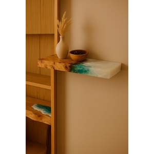 Modern Epoxy Resin Wall <b>Shelf</b> <b>for</b> <b>Bedroom</b> Stylish Display <b>Shelf</b> <b>for</b> Home Decor - Product Image 2