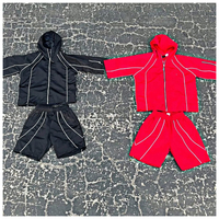 Conjunto Deportivo Ligero de Dos Piezas de Alta Calidad con Chaqueta con Cremallera, Cortavientos Unisex, Pantalones Cortos para Correr, Ciclismo y Actividades al Aire Libre