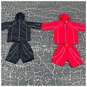 Conjunto Deportivo Ligero de Dos Piezas de Alta Calidad con Chaqueta con Cremallera, Cortavientos Unisex, Pantalones Cortos para Correr, Ciclismo y Actividades al Aire Libre - Product Image 5