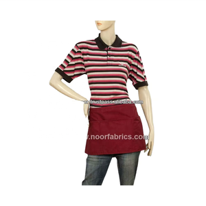 Delantal de cintura Bistro 280 Gsm sin mangas para cocina comercial, tela impermeable, lona de algodón polivinílico para uso alimentario y en el jardín - Product Image 1