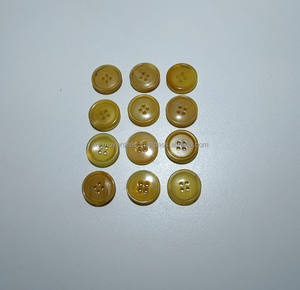 Boutons finis en corne de buffle naturelle, faits à la main, accessoires de vêtements et de mode - Product Image 4