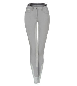 Leggings d'équitation en silicone personnalisés de haute qualité avec impression intégrale et fermeture éclair, pantalons d'équitation pour femmes - Product Image 3