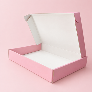 Custom Printing Rigid <b>Pink</b> Product Packaging Corrugated Gift <b>Wrap</b> Shipping Paper Boxes Made From Vietnam - Product Image 6