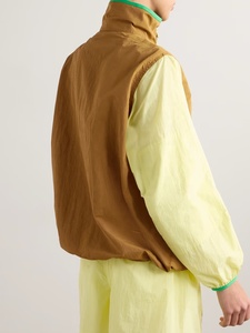 Chaquetas cortavientos para mujer más vendidas Hip Hop personalizado de talla grande Patchwork Color Pullover Material superior de procesamiento de tinte - Product Image 5