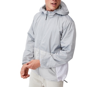 Breathable High Quality Custom Outdoor Casual Windbreaker <b>Jacket</b> <b>Waterproof</b> Canvas Zipper <b>Thin</b> Lightweight Men's <b>Jackets</b> - Product Image 4
