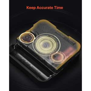 Horloge murale classique noire de style ferme, chiffres romains, fonctionne à piles, silencieuse, décoration intérieure, salon, chambre à coucher, bureau, salle à manger - Product Image 3