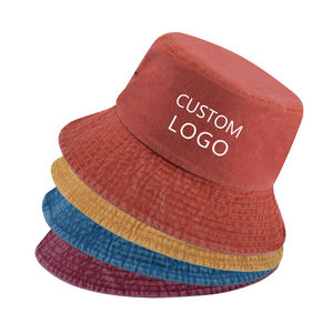 Chapeau Bob Tendance Respirant Décontracté Style Urbain Personnalisé en Coton Qualité Supérieure pour l'Extérieur - Product Image 1