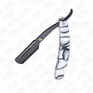 Nouveau rasage parfait pour homme poignée élégante revêtue de papier barbier rasage rasoir droit pour toilettage de précision - Product Image 2