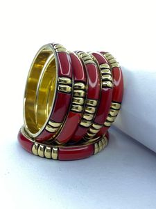 Brazalete de Resina y Madera Multicolor de Moda para Mujeres y Niñas, Brazalete de Latón, Joyería/Brazalete de Latón y Resina - Product Image 4