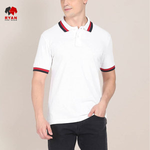 Chemises polo personnalisées Ryan Pro Gear pour hommes, tissu respirant et confortable, col rabattu avec logo personnalisé - Product Image 1