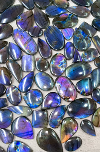 Natural Spectrolite Loose Gemstone Rajasthan Multi Color Multi Flash Chakra <b>Healing</b> Mix Shape Mix Size for Jewelry - Product Image 2