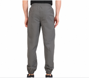 New Arrival Dark Grey Polyester <b>Slim</b> Tapered Fit Casual <b>Joggers</b> Track Pants Pockets Elastic Waist Breathable for Men Best Price - Product Image 3