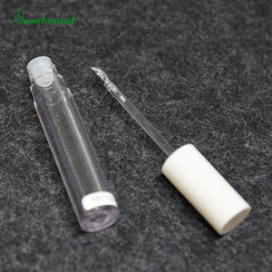 Wholesale Custom Zinc Alloy Brush Head Lip Gloss Tube 5ml Small Brush Head PET Eco-Friendly Liquid Contour Dispensing Bottle OEM - Product Image 3