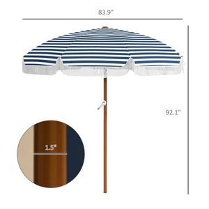 Conjunto de Sombrilla y Base para Patio, para Entretenimiento al Aire Libre - Product Image 3