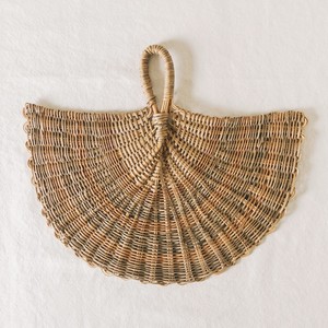 Rattan hand fans modern <b>decoration</b> <b>accessories</b> premium quality hanging fan natural wall art - Product Image 5