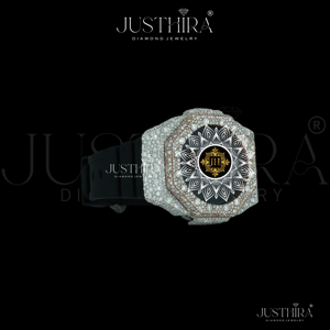 Reloj de Pulsera de Lujo con Bisel de Diamantes, Movimiento de Cuarzo, Estilo Hip Hop, Moda Premium, Diamante Moissanite VVS, Precio Bajo de Fábrica - Product Image 4