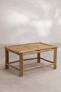 Boho Farmhoouse Style Bamboo Coffee <b>Table</b> Indoor Outdoor Decor Bamboo Furniture for home Garden Made in Vietnam - Product Image 5