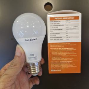 Ampoules LED Globe 9W DOB SKD A60 6500K 220V Corps en aluminium Culot B22/E27 770Lm Éclairage à économie d'énergie CRI83 Durée de vie de 20 000 heures - Product Image 4