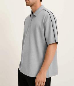 Polos de hombre lisos y transpirables de alta calidad, nuevo estilo, polos casuales personalizados para hombre en venta - Product Image 5