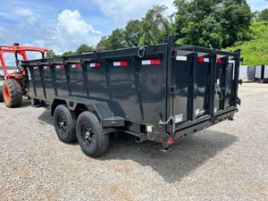 Essieu de remorque benne basculante 5'x10/5x7/5x8/6x10/7x16, benne basculante agricole 6x12 6x14 7x12 7x14, remorque benne basculante d'occasion - Product Image 5
