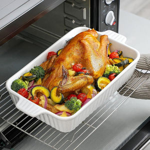 Elegante Juego de Utensilios para Hornear de Gres, Bandeja para Asar Resistente y Apta para Horno, Cazuela Familiar Antiadherente - Product Image 2