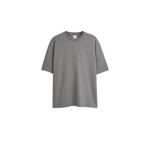 T-shirt coupe ample 100% coton imprimé uni T-shirts unisexes les plus tendances hommes et femmes vêtements de sport hauts t-shirts confortables 2025 - Product Image 1