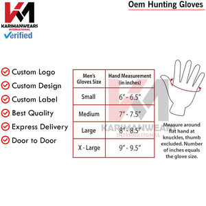 Guantes de Caza con Protección Completa para los Dedos, Camuflaje, Térmicos, Resistentes al Viento, a los Impactos, Antideslizantes, con Palma Reforzada y Protección para los Dedos - Product Image 4