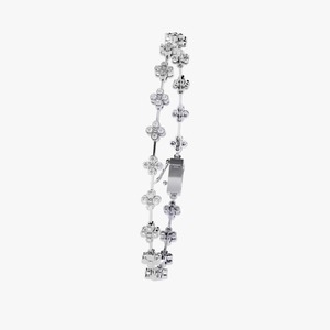 Lab Grown Diamond <b>Bracelet</b> for Women and Men, Mix Cut Diamond <b>Bracelet</b> For Wedding, ROSE Gold moissanite <b>Bracelet</b> - Product Image 5