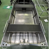 Yacht sportif en aluminium monobloc avec moteur hors-bord, vitesse de 20 à 25 nœuds, couleur personnalisable