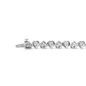 Pulsera de Cadena con Diamantes de Moissanita de Lujo, Plata de Ley 925, Joyería Elegante para Mujer, Regalo de Moda - Product Image 1