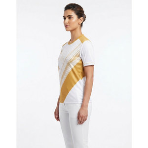 Camisetas de Manga Corta para Mujer, Cuello Redondo, de Alta Calidad, Ecológicas, Transpirables, de Secado Rápido, en Material de Poliéster/Algodón - Product Image 4