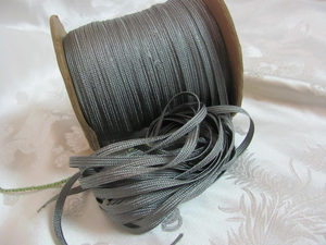 Ruban tissé gris tressé en sergé moyen, cordon de garniture, ruban adhésif de 5 mm de large, longueur au choix, original, vintage, meilleure vente - Product Image 3