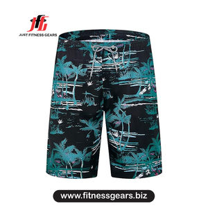 Shorts Bermuda en Coton Bleu Clair pour Homme, Taille Mi-Haute avec Cordon de Serrage, Décontractés, Tricotés, Respirants, Couleur Unie - Product Image 3