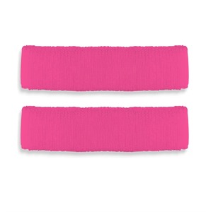 Bandeau de sport en coton blanc antidérapant de 4,5 cm de large, imprimé par transfert thermique, ajustement universel pour l'exercice et le fitness - Product Image 2
