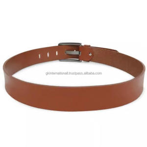 Ceinture en cuir véritable marron beige pour homme, élégante et faite à la main, idéale pour les jeans ou les pantalons, parfaite pour un usage quotidien. - Product Image 5