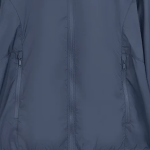 Veste de course à capuche ultra coupe-vent pour homme grande taille, épaisse, respirante, avec fermeture éclair, poignets élastiques, design pliable, bleue - Product Image 6