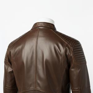 Nouvelle arrivée, veste blouson en cuir imperméable de haute qualité pour homme, design personnalisé, doublure en fourrure de vache, hiver, longue et fine - Product Image 4