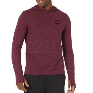 Sweat-shirts de compression pour hommes fabriqués au Pakistan, couleur unie, imprimés sur mesure, respirants, légers, grandes tailles - Product Image 3