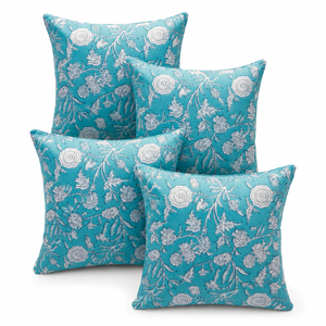 Premium Cotton Cushion Cover Floral Printed <b>Throw</b> <b>Pillow</b> Case Decorative Sofa Cushion Cover - Product Image 1