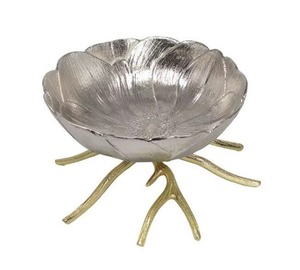 Bol à fruits en métal doré de qualité supérieure, décoratif, pour le rangement et le service, idéal pour la maison, la cuisine, la salle à manger et le salon, en quantité importante - Product Image 2