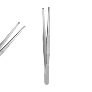 Pinzas dentales esterilizables en autoclave de 14cm 1x2, equipo de sujeción de algodón de acero inoxidable para limpiar dientes de relleno directo - Product Image 1