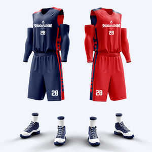 Ensemble de maillots de basket-ball réversibles personnalisés pour hommes, respirants, uniformes d'équipe sublimés, fabrication OEM, étiquette privée, vente en gros, fabricant 3D - Product Image 5