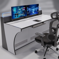 Console de salle de contrôle sur mesure, mobilier de centre de commandement industriel, poste de travail de surveillance et de dispatchage de sécurité - Fabricant