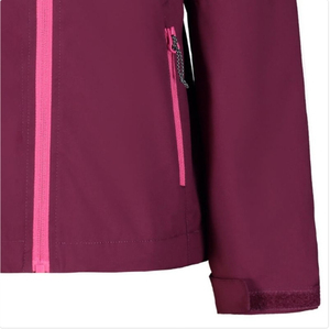 Veste polaire à capuche tendance pour femme, manches longues, coupe-vent, fermeture éclair, vêtement d'hiver, couleur unie, matière polyester - Product Image 3